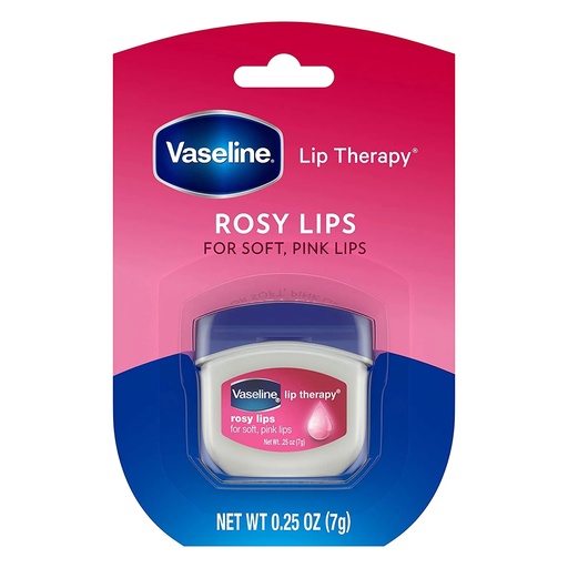 [Vaseli-11336] Vaseline Lip Therapy Rosy Jar 0.25oz 8CT Display Ea