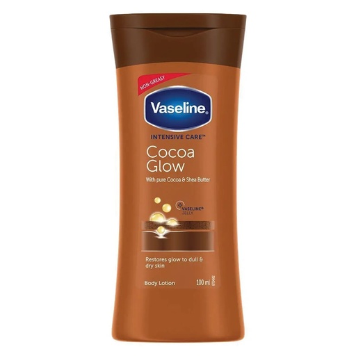 [Vaseli-21578] Vaseline Lotion 100ML Radiant With Cocoa Butter (Brown)