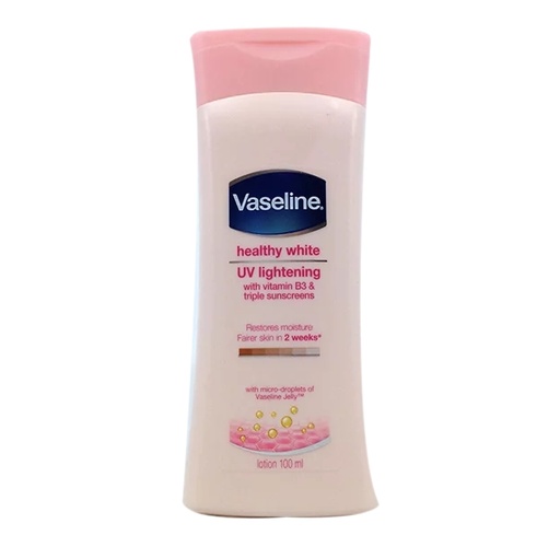 [Vaseli-22235] Vaseline Lotion 100ML Healthy Bright Perfect (Pink)