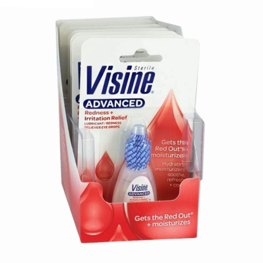 Visine Advance Relief 0.28oz 6CT Display