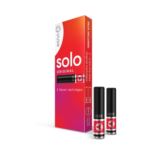 [Vuse S-21798] Vuse Solo Original E-Cig Cartridge 4.8% 2'S/5PK