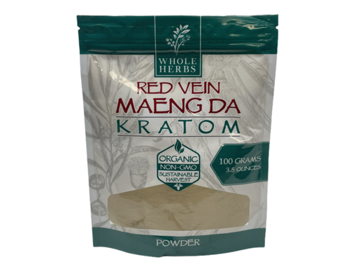 [Whole -11546] Whole Herbs Red Vein MAENGDA Kratom 3.5oz/100gm Powder