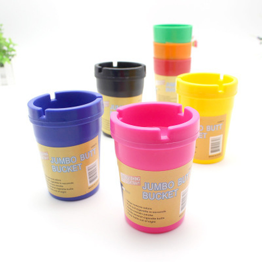 [Xtra T-21417] Xtra Tuff Jumbo Mix Colors Ash Tray 6ct Display