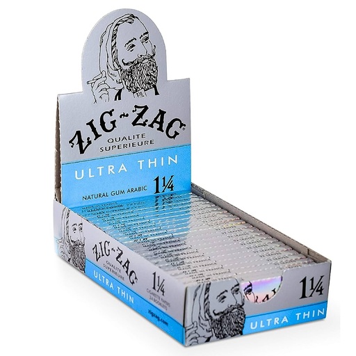 [Zig Za-23181] Zig Zag Ultra Thin Gray/Blue 1 1/4 Paper 24CT