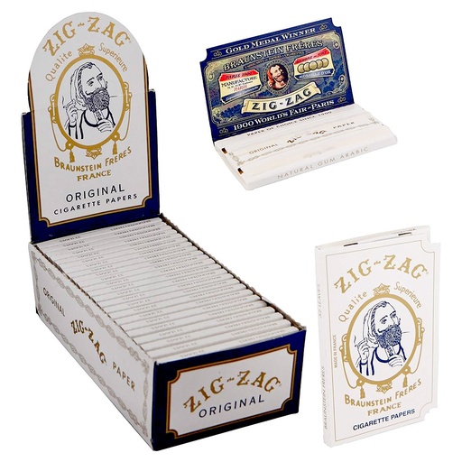 [Zig Za-23183] Zig Zag White Original Paper 24CT
