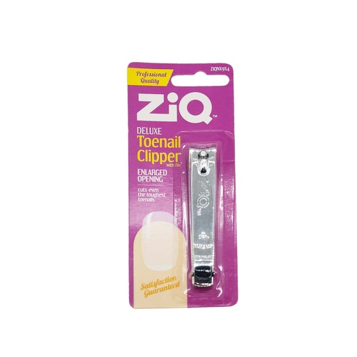 [ZIQ To-25985] ZIQ Toenail Clipper Deluxe With File 1CT