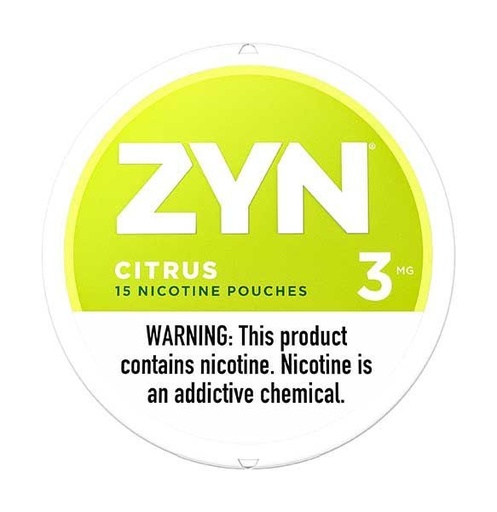 [ZYN Ni-23944] ZYN Nicotin Pouches CITRUS 5PK 3MG