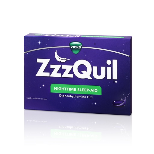 [ZzzQui-25717] ZzzQuil Nighttime Sleep Aid LiquiCaps 8CT